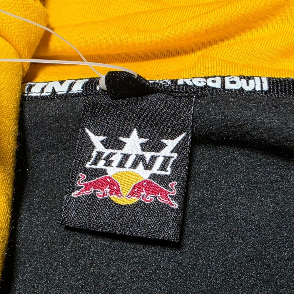 KINI Red Bull Fleece Hoodie M Black Yellow Full Zip KTM Racing Wings For Life - Picture 7 of 16